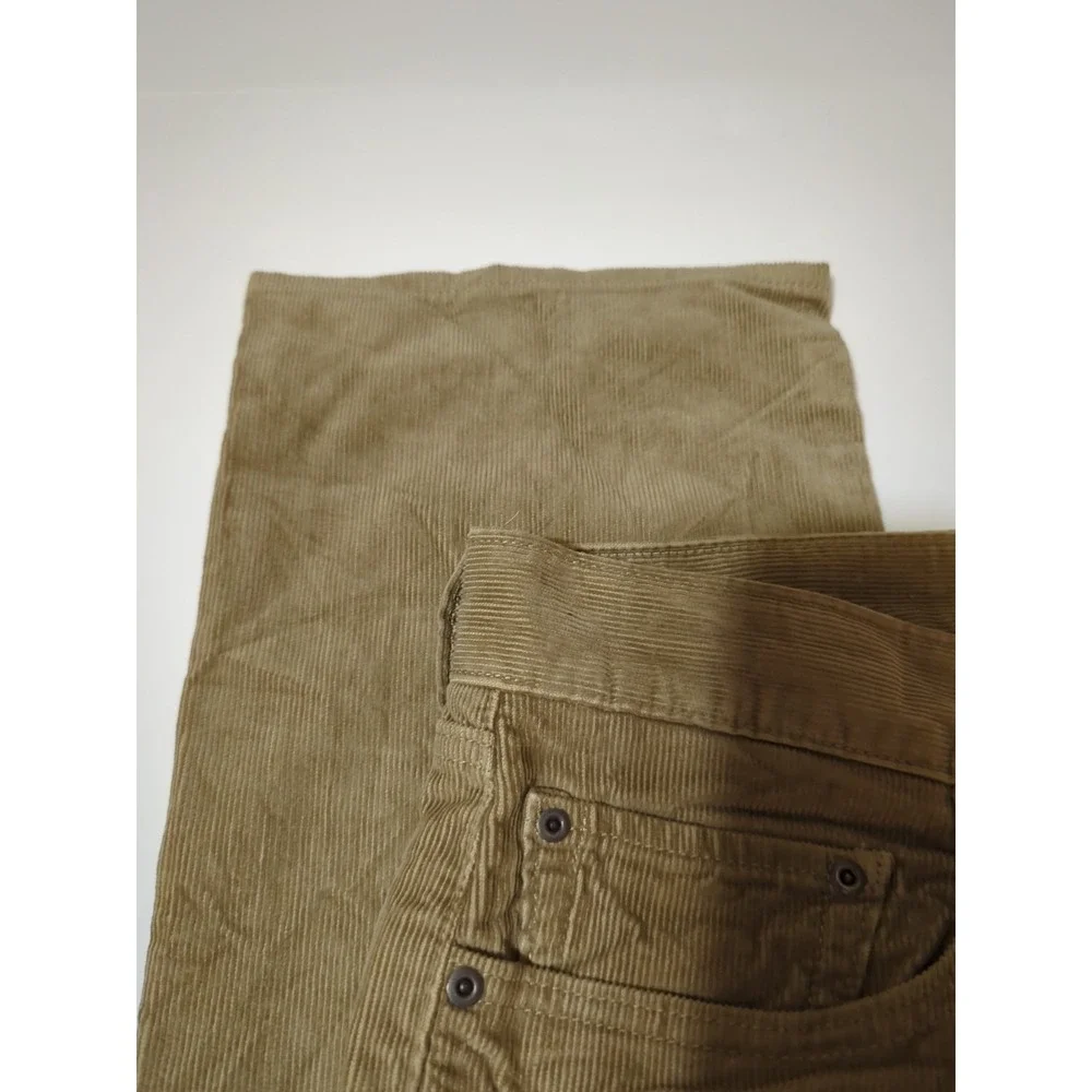 Banana Republic Corduroy Pants Pima Cotton 36 x 32 academia preppy brown grunge
